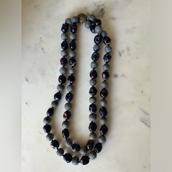 Vintage Costume Beaded Jewelry Necklaces Earrings Bracelet floral green orange - Picture 14 of 15